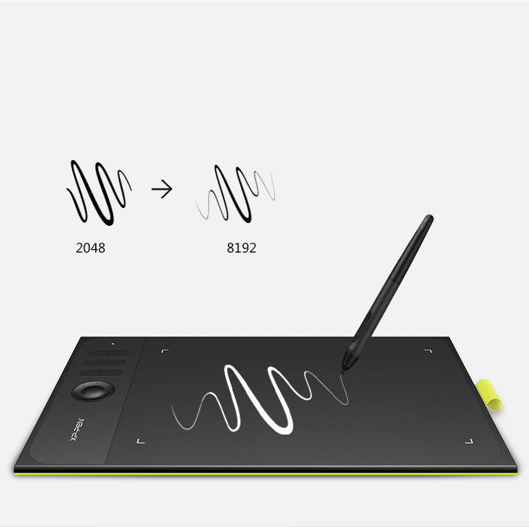 XP-Pen Star 06C graphic drawing tablet with stylus of 8192 pressure levels