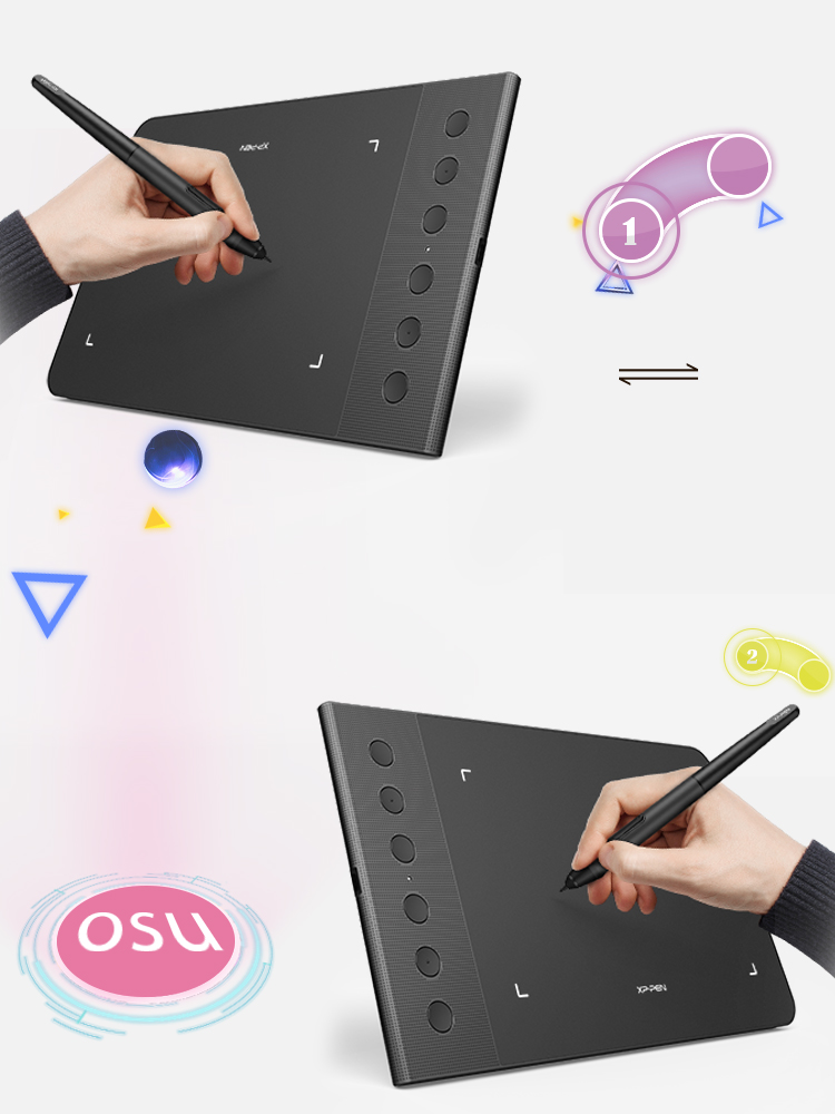 XP-Pen Star G640S digital art pad Designed for Both hands covered