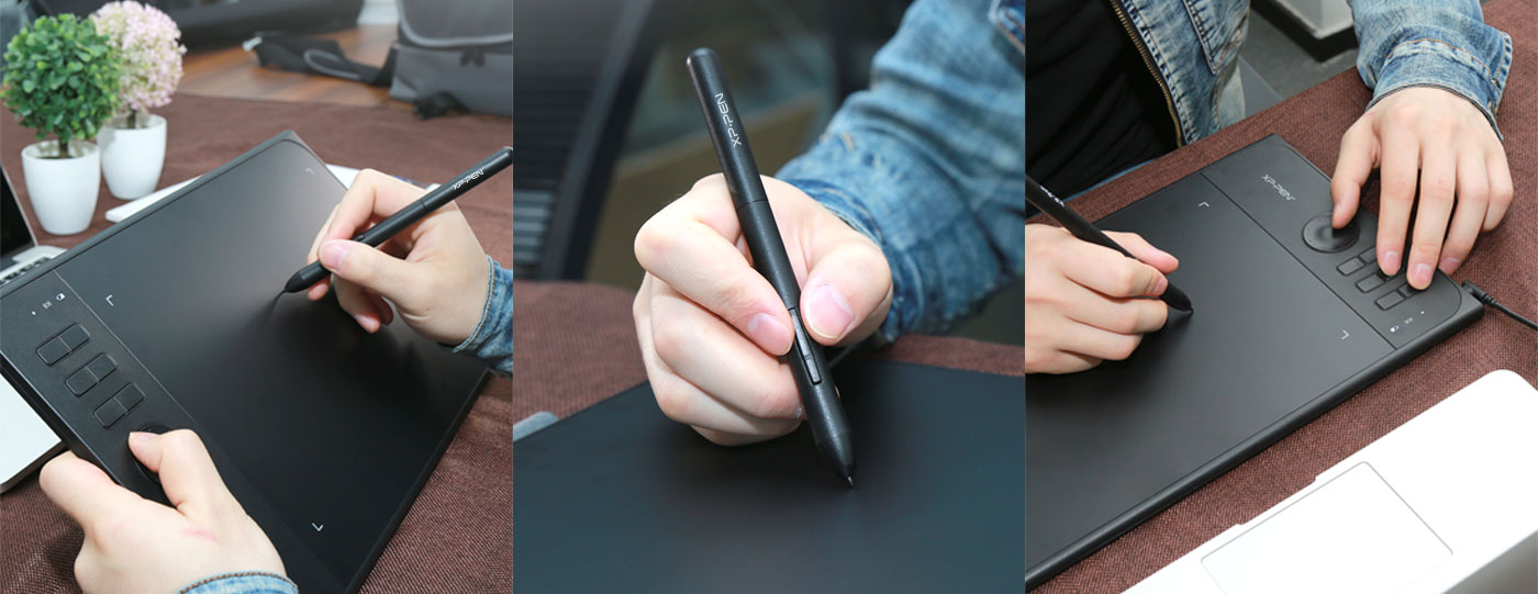 Drawing On XP-Pen Star 06 Wireless digital art sketch pad